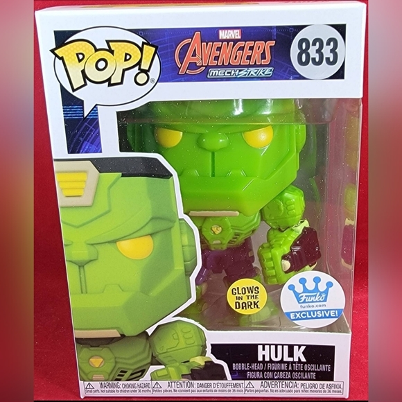 Hulk funko exclusive # 833 (nib) Brand new glow in the dark hulk funko. - Picture 2 of 9